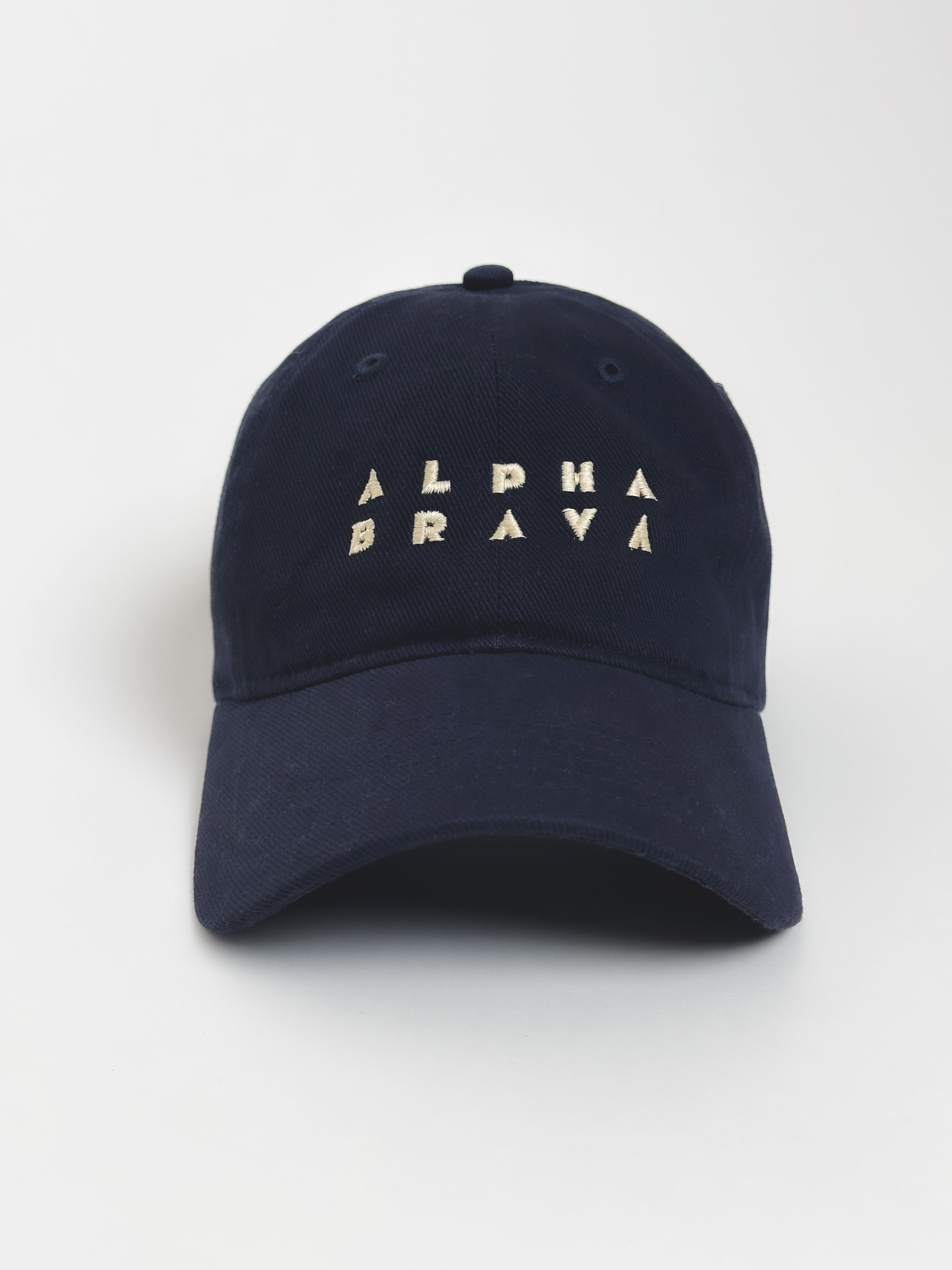 AB Dad Hat in Navy - front view